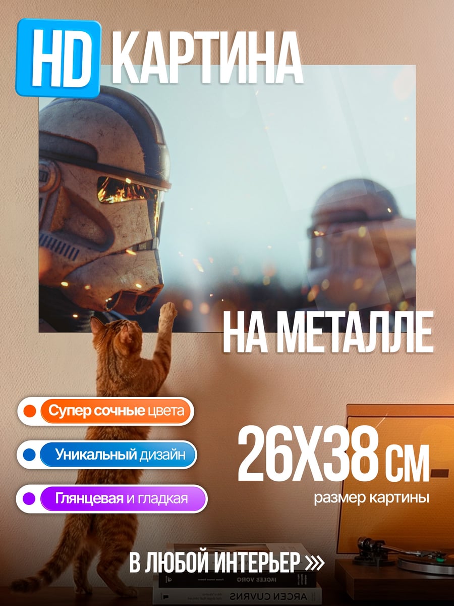 Картина на металле Штурмовики Звездных Войн