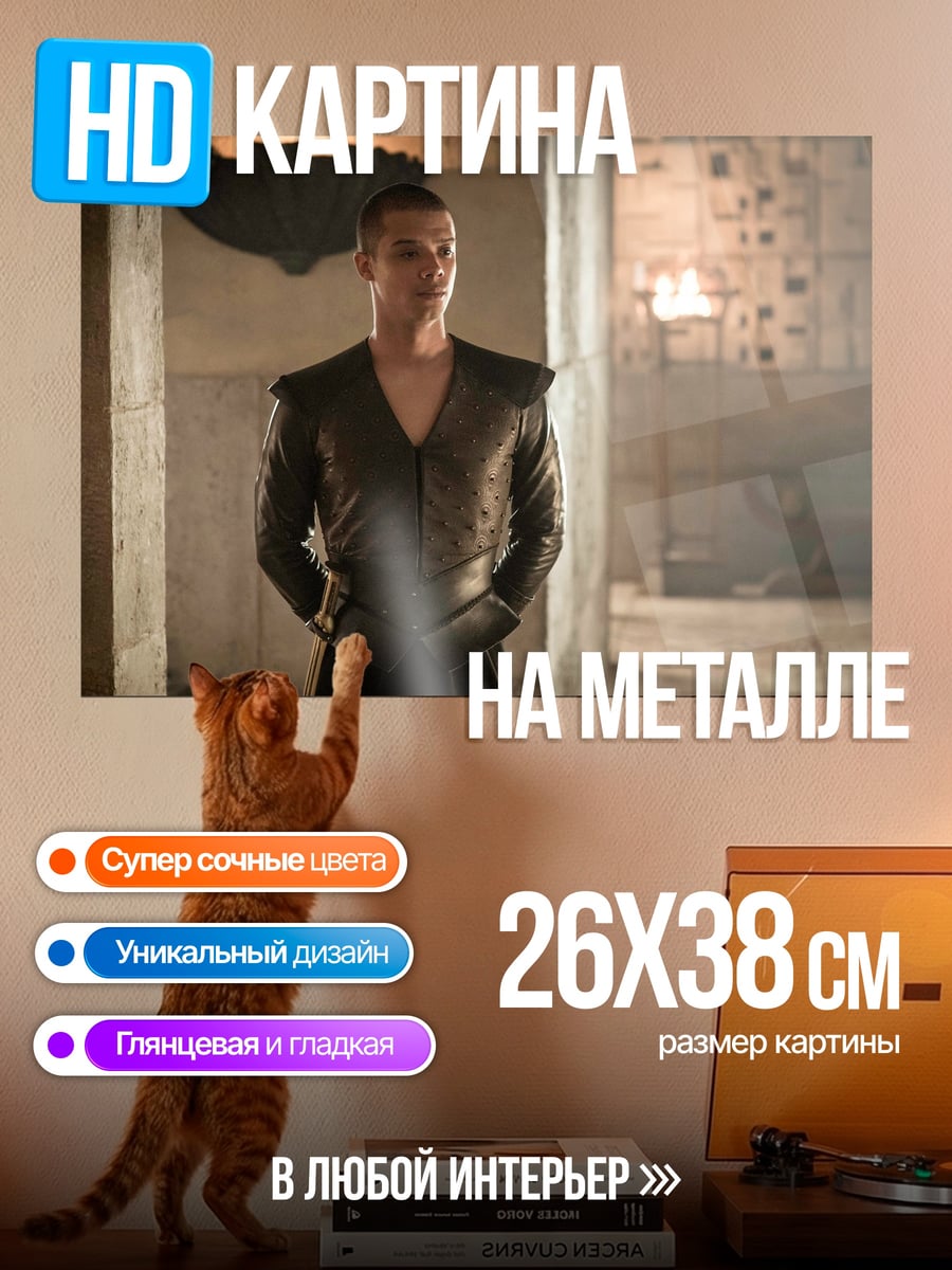 Картина на металле Рыцарь Ночного Дозора