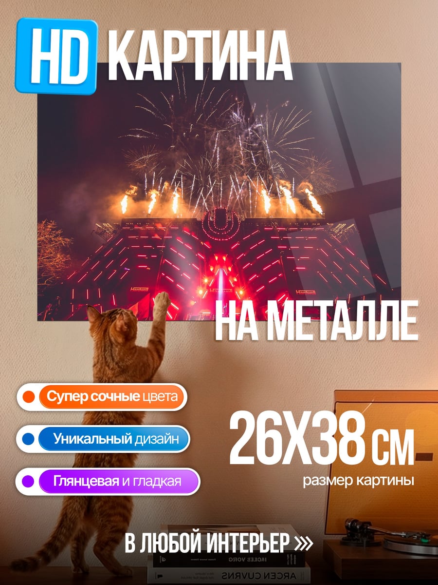 Картина на металле фестиваль Ultra