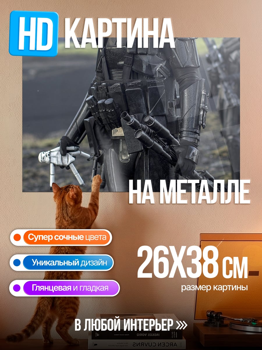 Картина на металле Штурмовик Империи