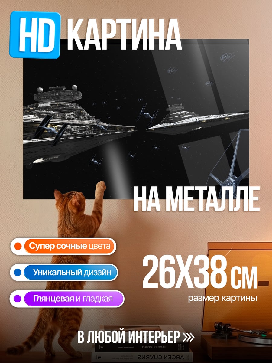 Картина на металле Звёздный флот