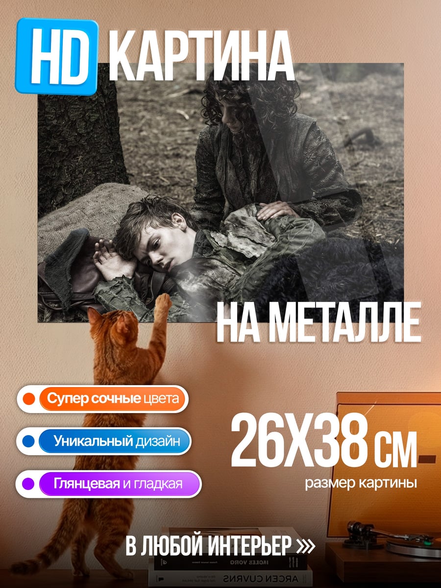 Картина на металле Сцена из Игры Престолов