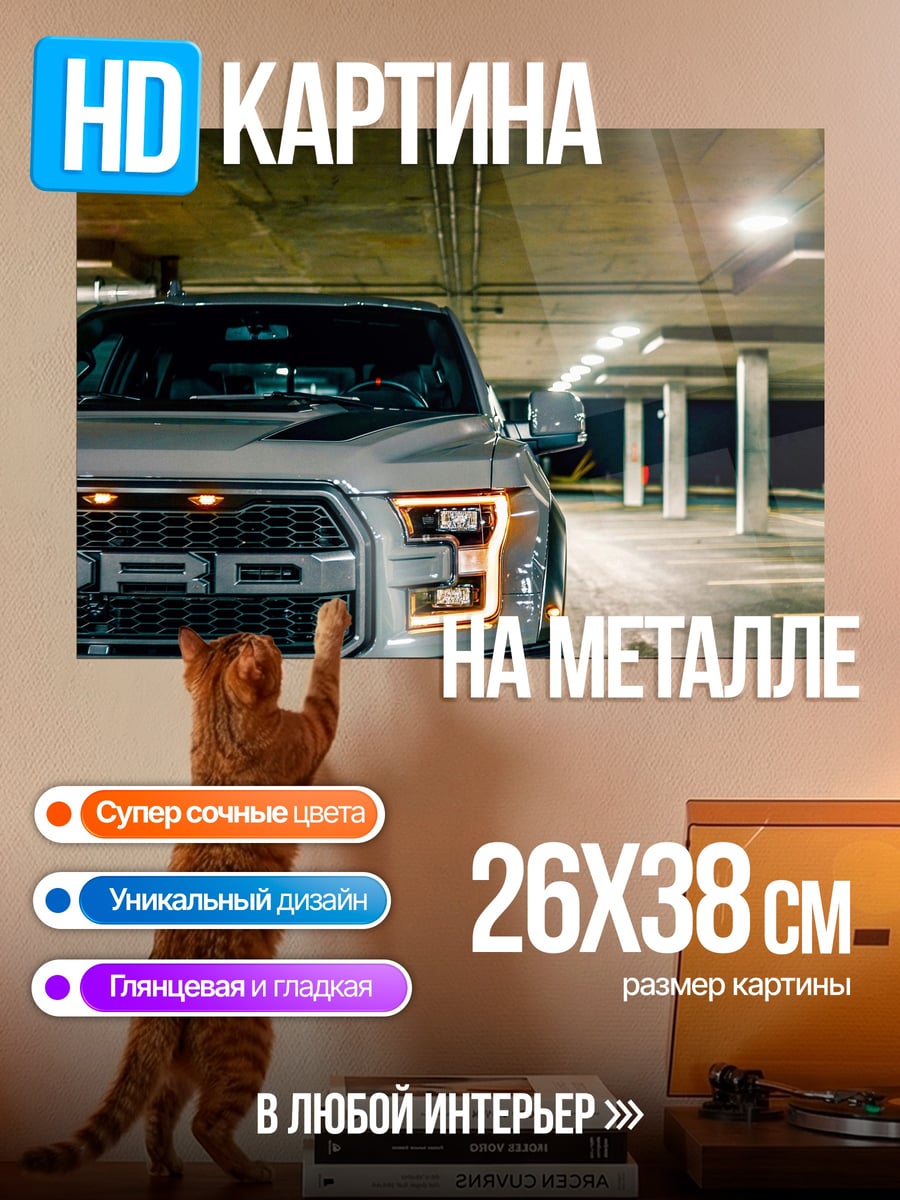 Картина на металле Ford Raptor