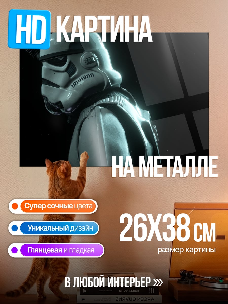 Картина на металле Штурмовик Звездных Войн