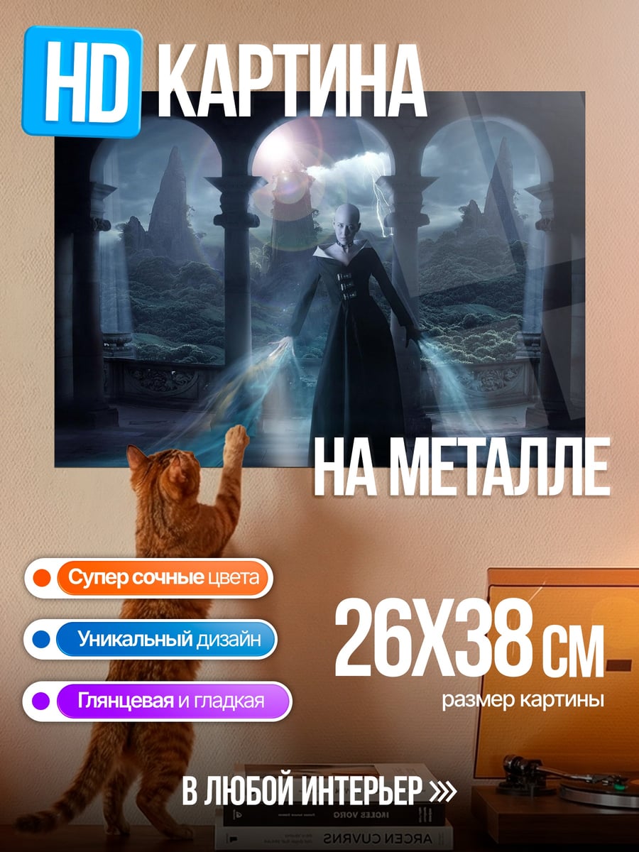 Картина на металле Ледяная королева