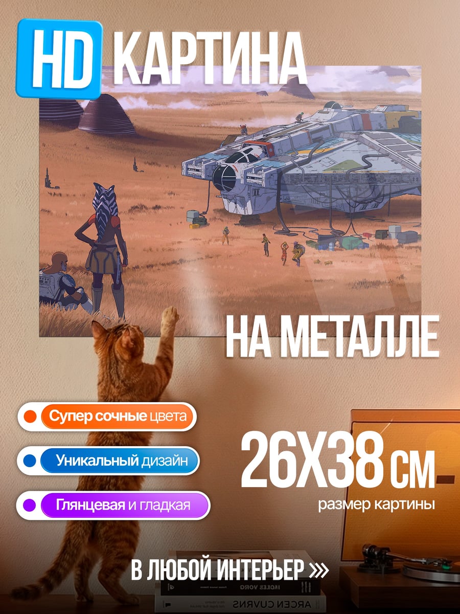 Картина на металле Звездные войны