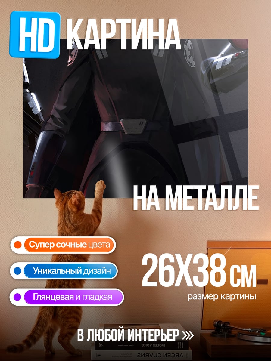 Картина на металле Инквизитор Звездные Войны