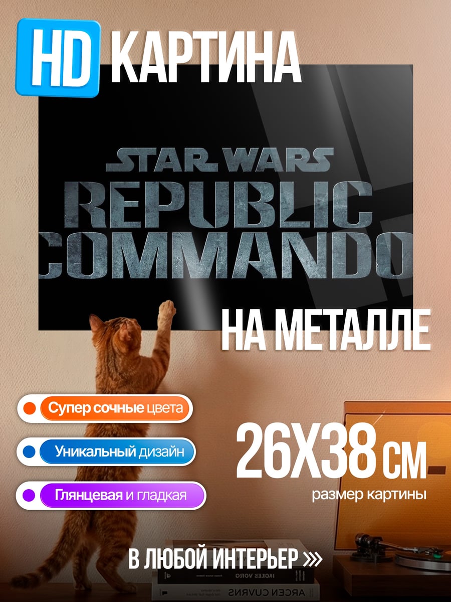 Картина на металле Star Wars Republic Commando