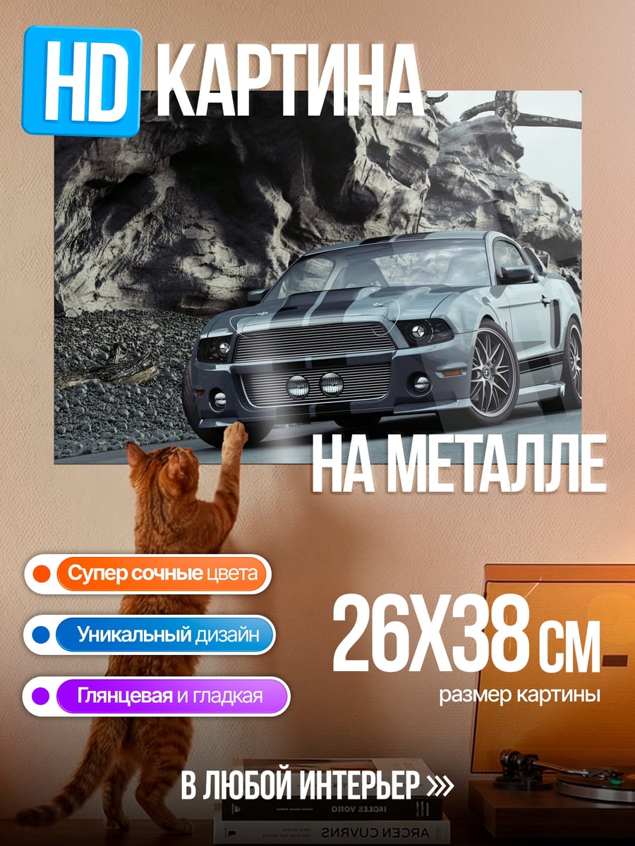 Картина на металле масл кар