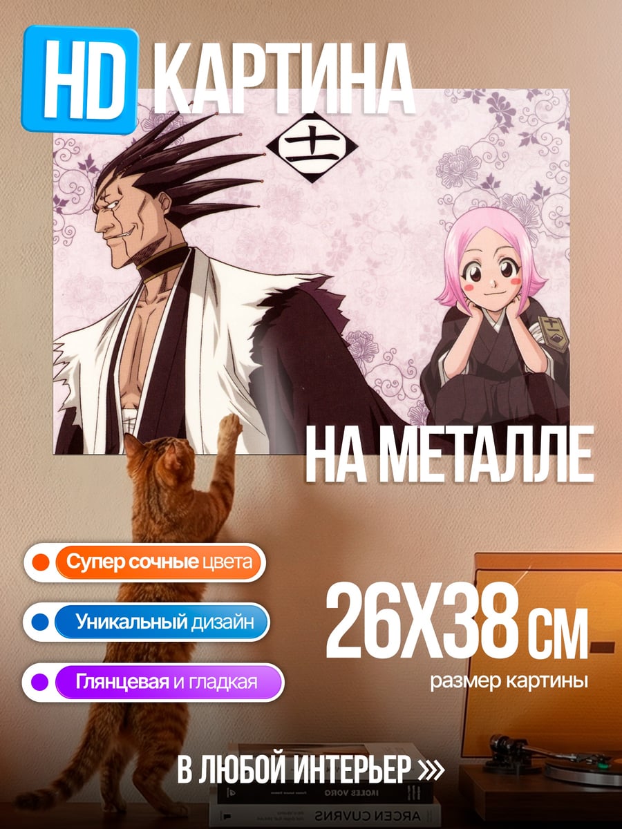 Картина на металле Блич персонажи