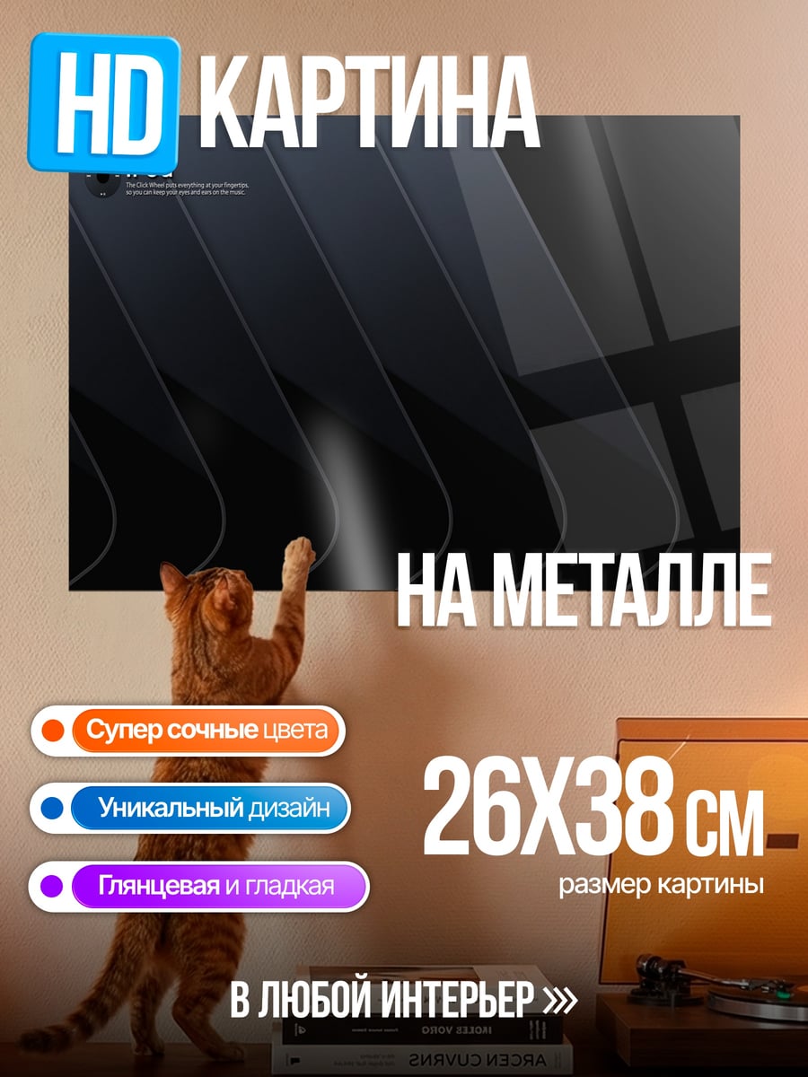 Картина на металле iPod