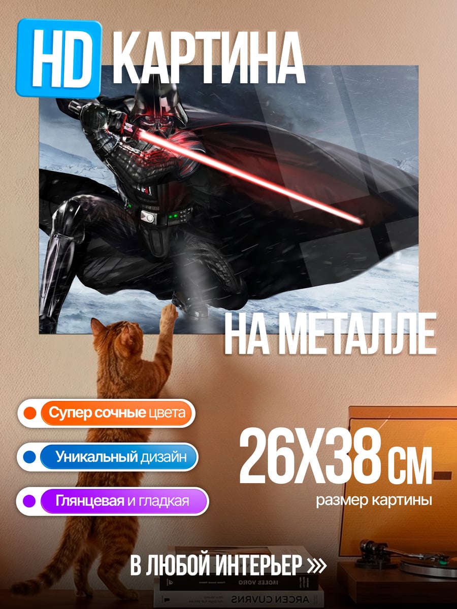 Картина на металле Дарт Мол