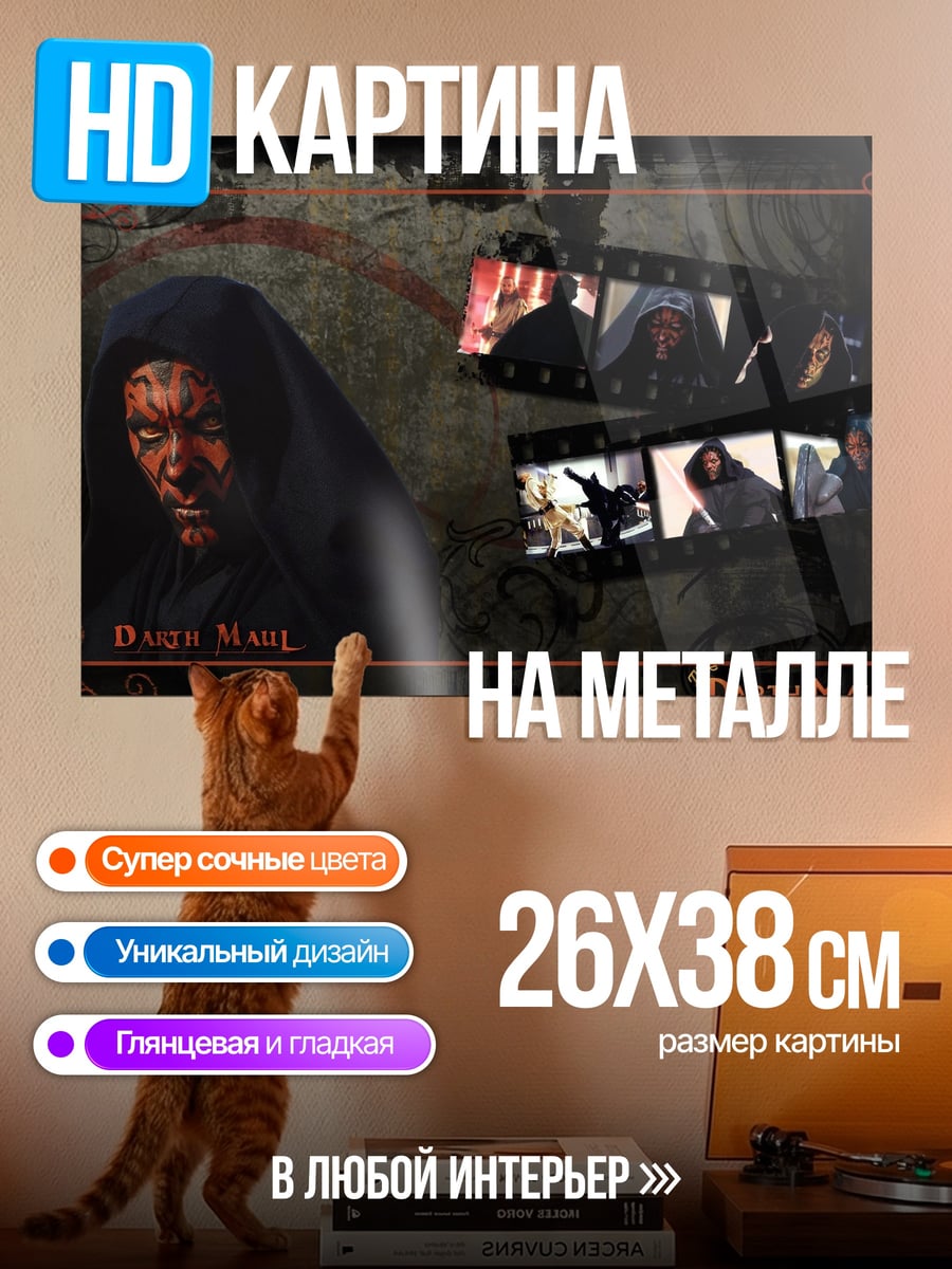 Картина на металле Дарт Мол