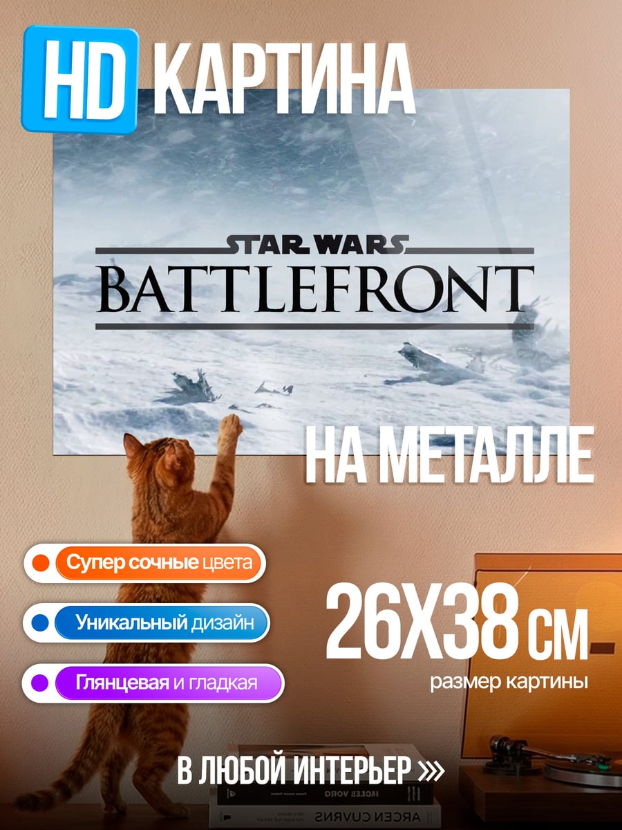 Картина на металле Звездные войны Battlefront