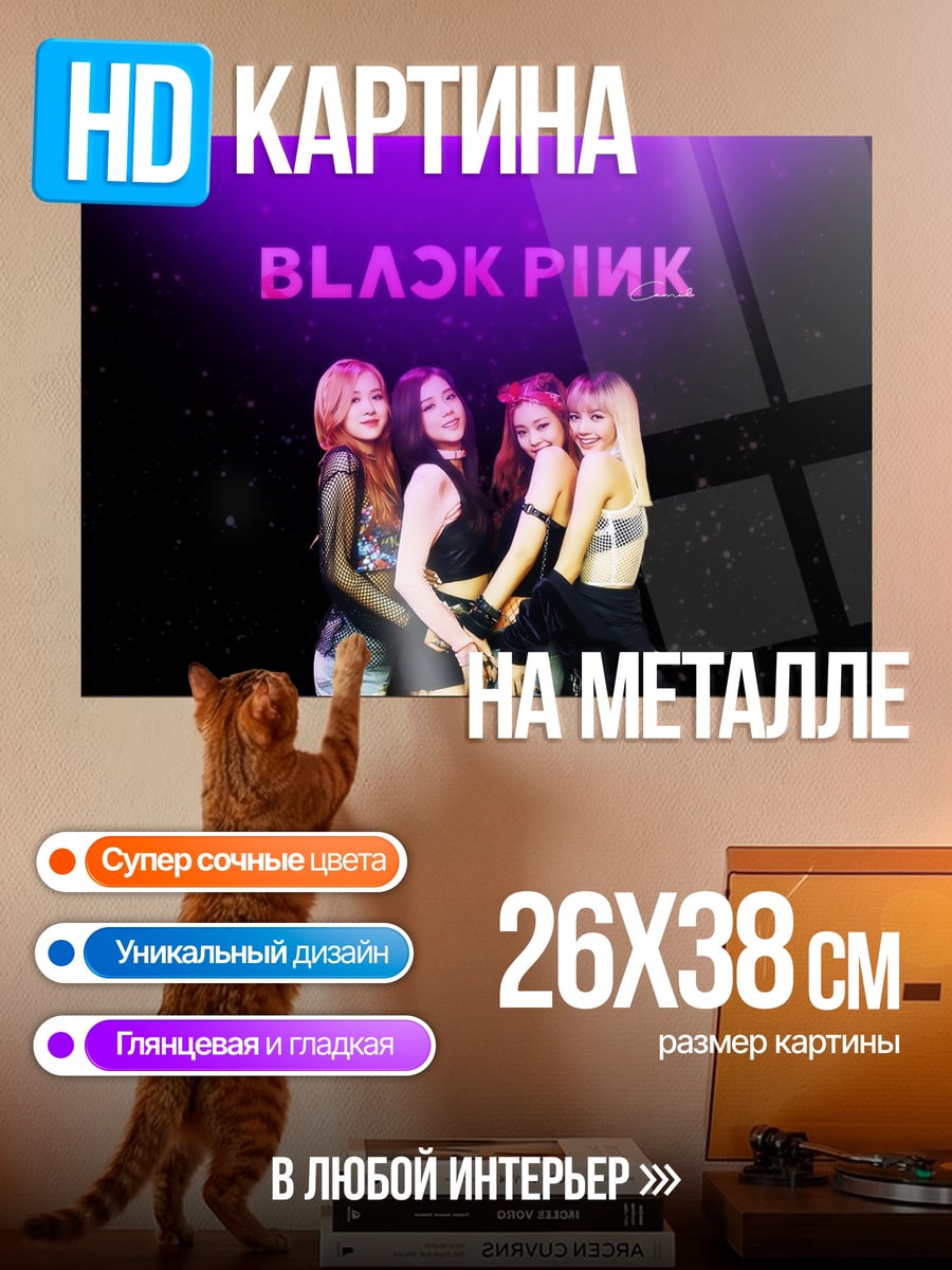 Картина на металле BLACKPINK