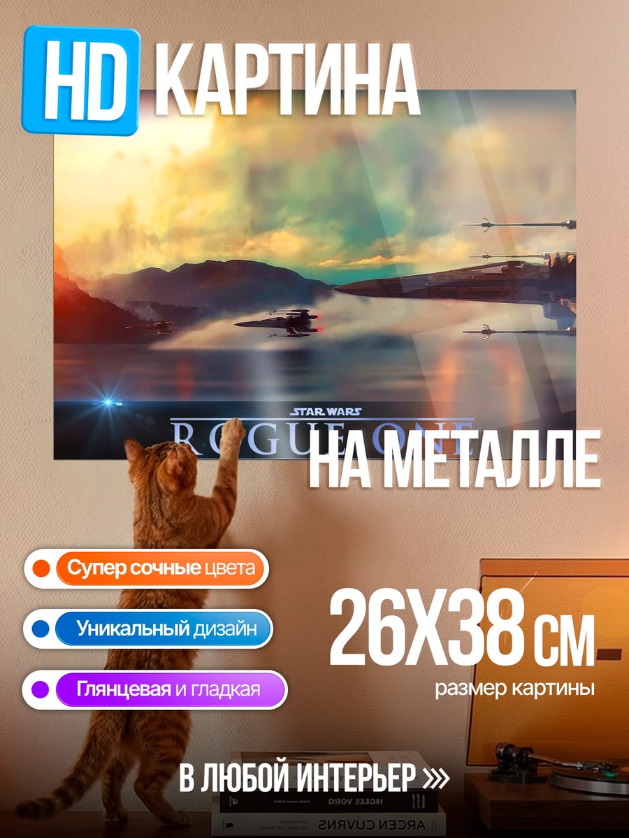 Картина на металле Звёздные войны Изгой Один