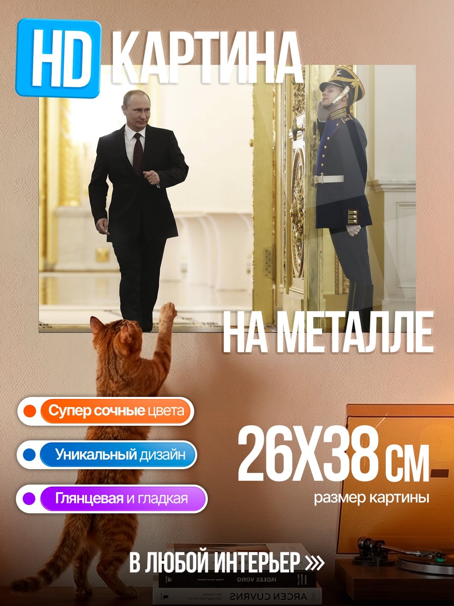 Картина на металле Официальный визит