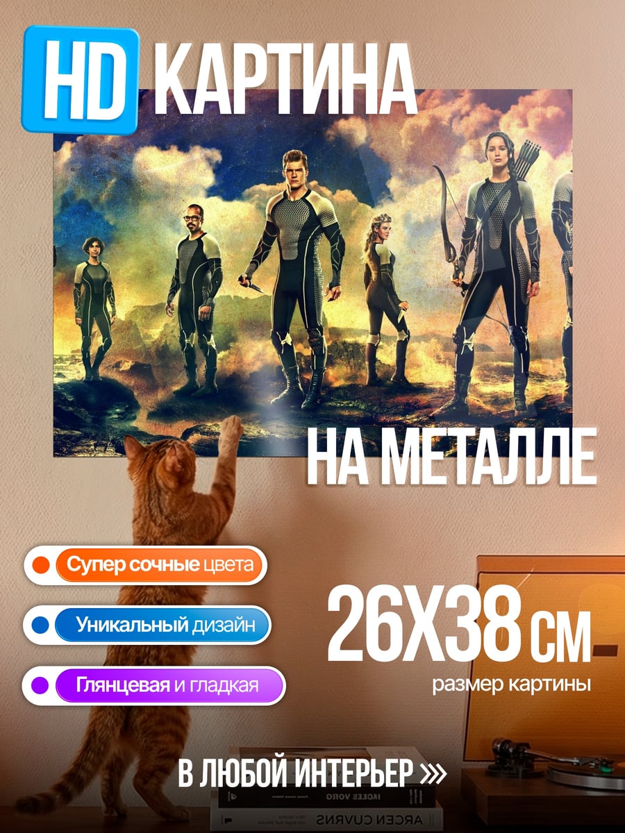 Картина на металле Голодные игры
