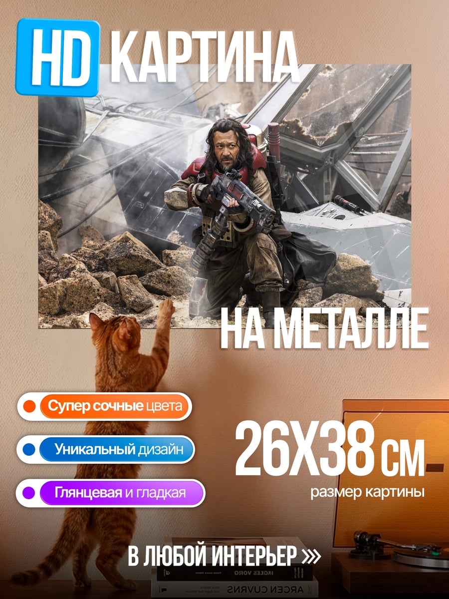 Картина на металле повстанец на планете