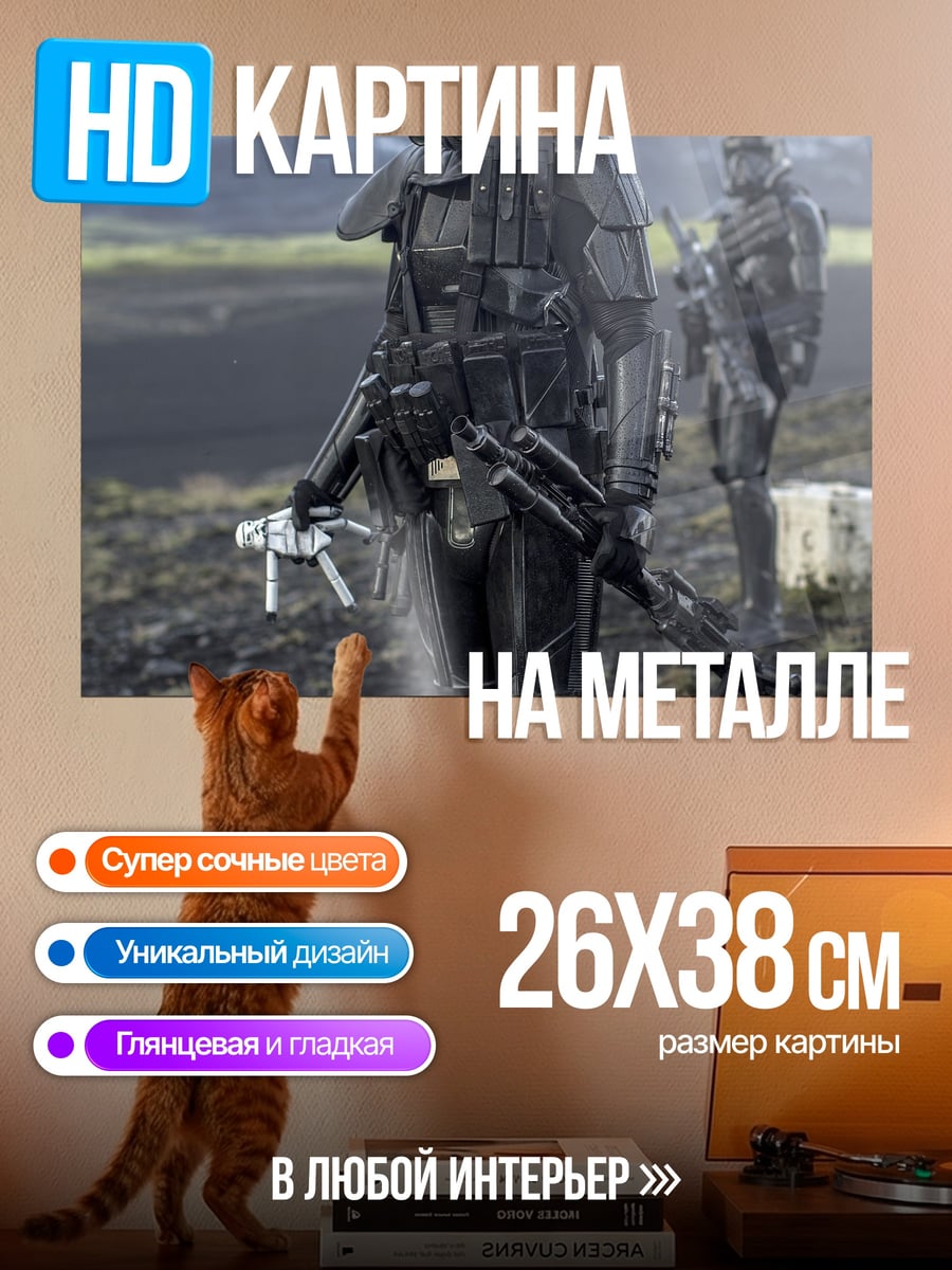 Картина на металле Штурмовик Империи