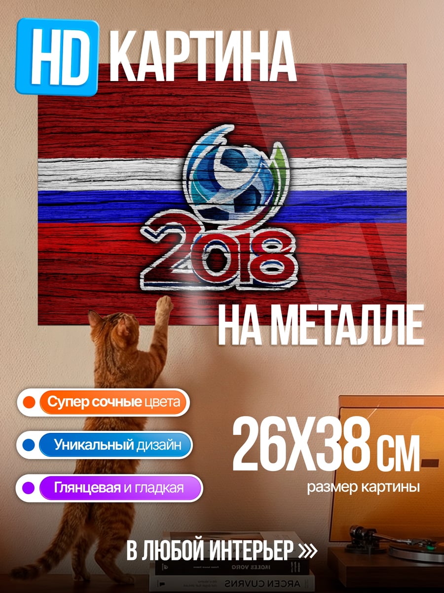 Картина на металле Чемпионат мира 2018