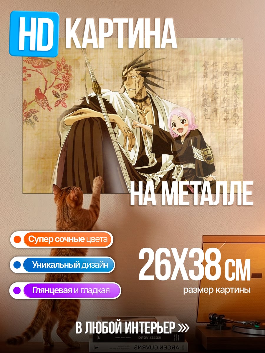 Картина на металле Блич персонажи