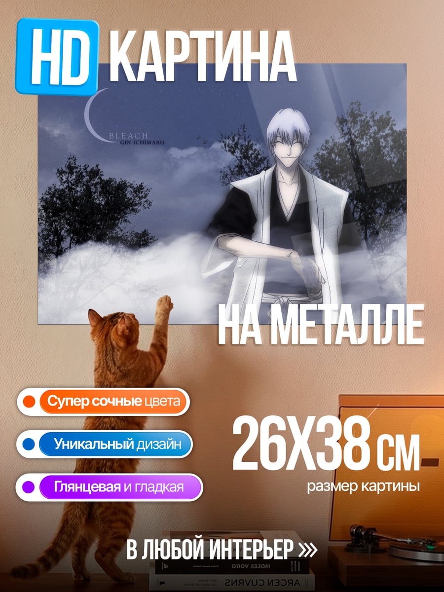 Картина на металле Гин Ичимару