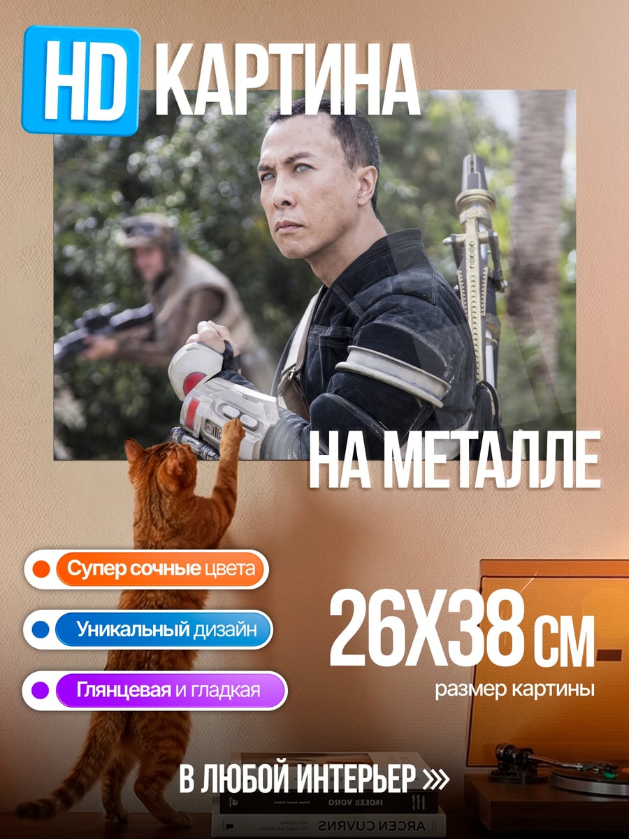 Картина на металле Чирут Имве Звёздные Войны