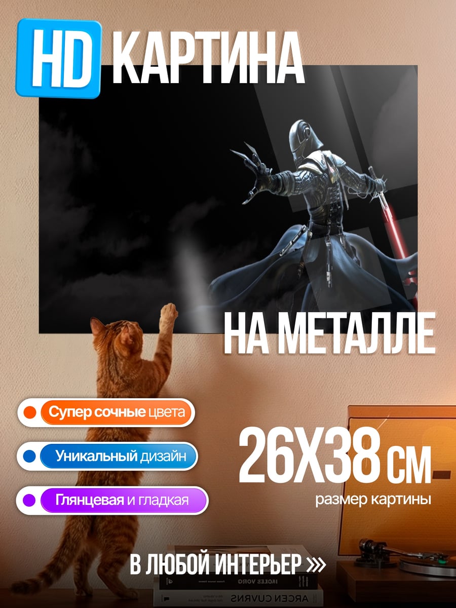 Картина на металле Дарт Мол
