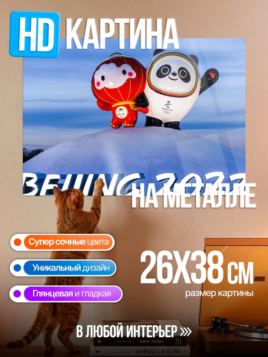 Картина на металле Талисман Пекин 2022
