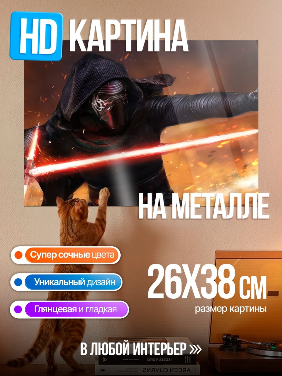 Картина на металле Дарт Реван