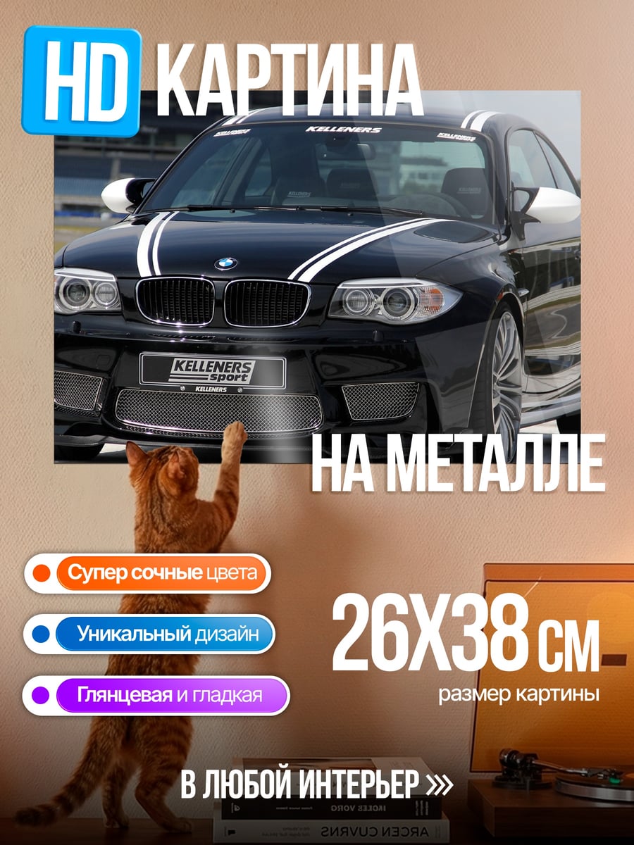 Картина на металле Спортивный BMW