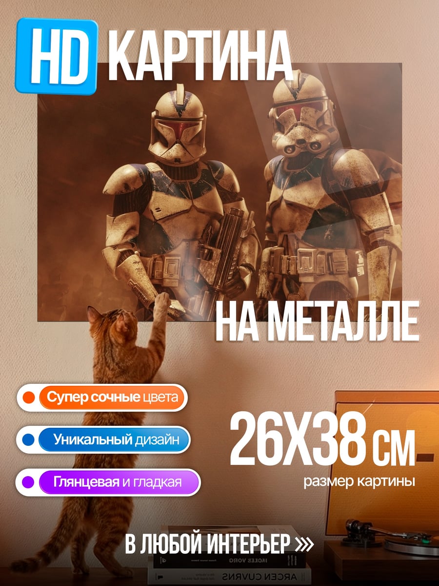 Картина на металле Штурмовики Звездных Войн