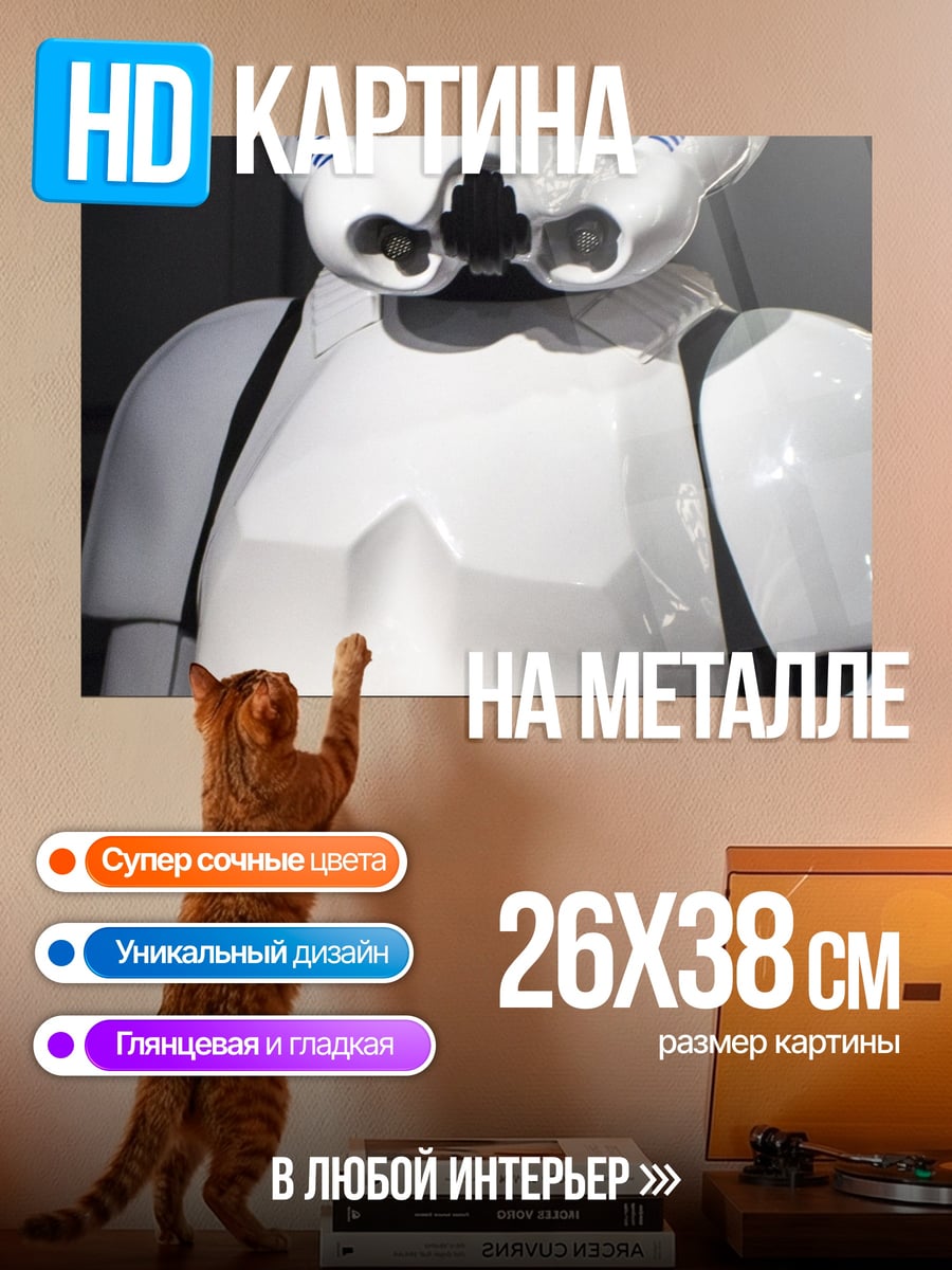 Картина на металле Штурмовик Империи