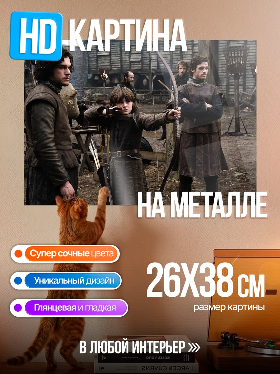 Картина на металле тренировка лучника