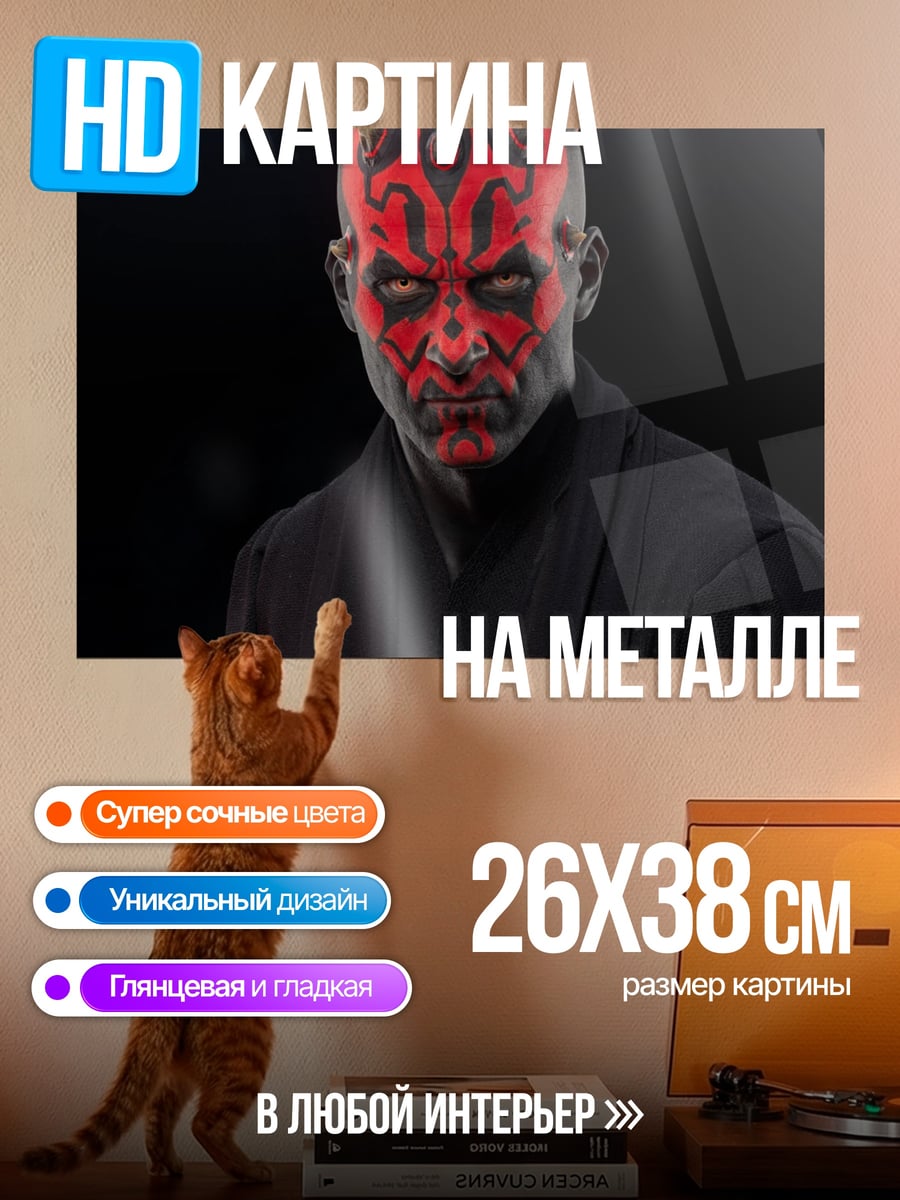 Картина на металле Дарт Мол