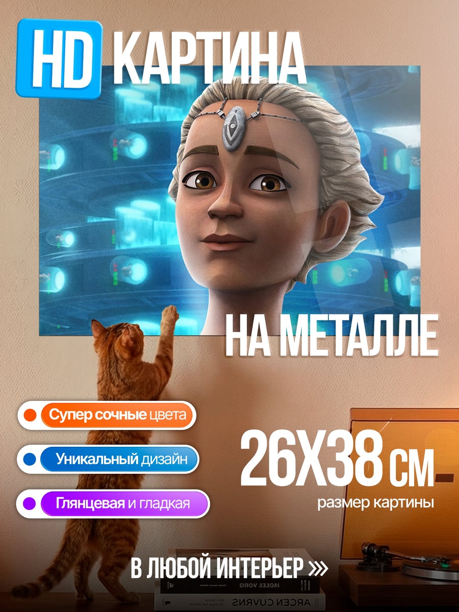 Картина на металле девушка звездные войны