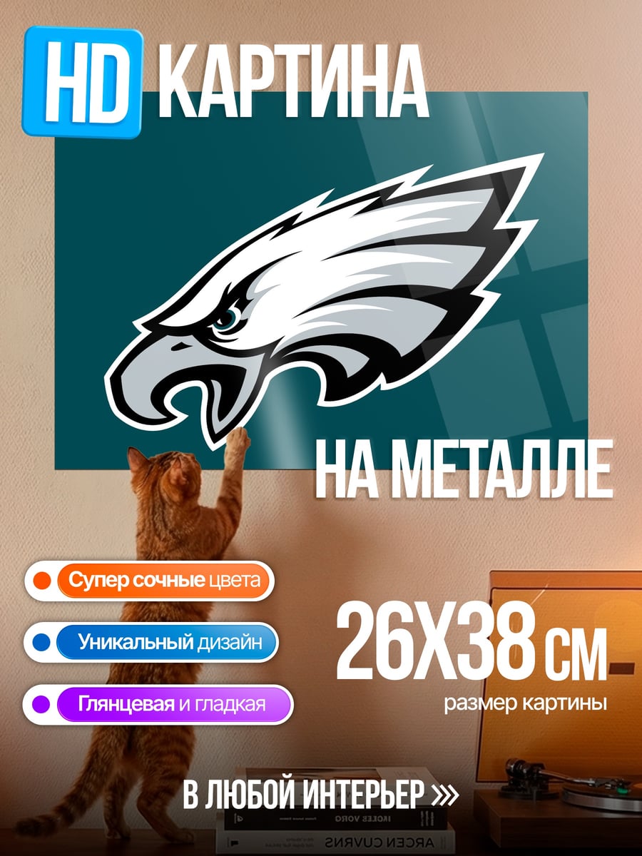 Картина на металле Филадельфия Иглз