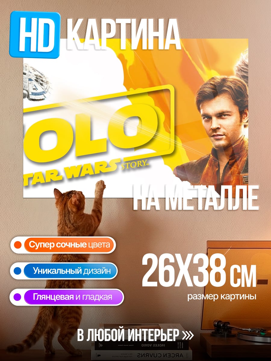 Картина на металле Хан Соло