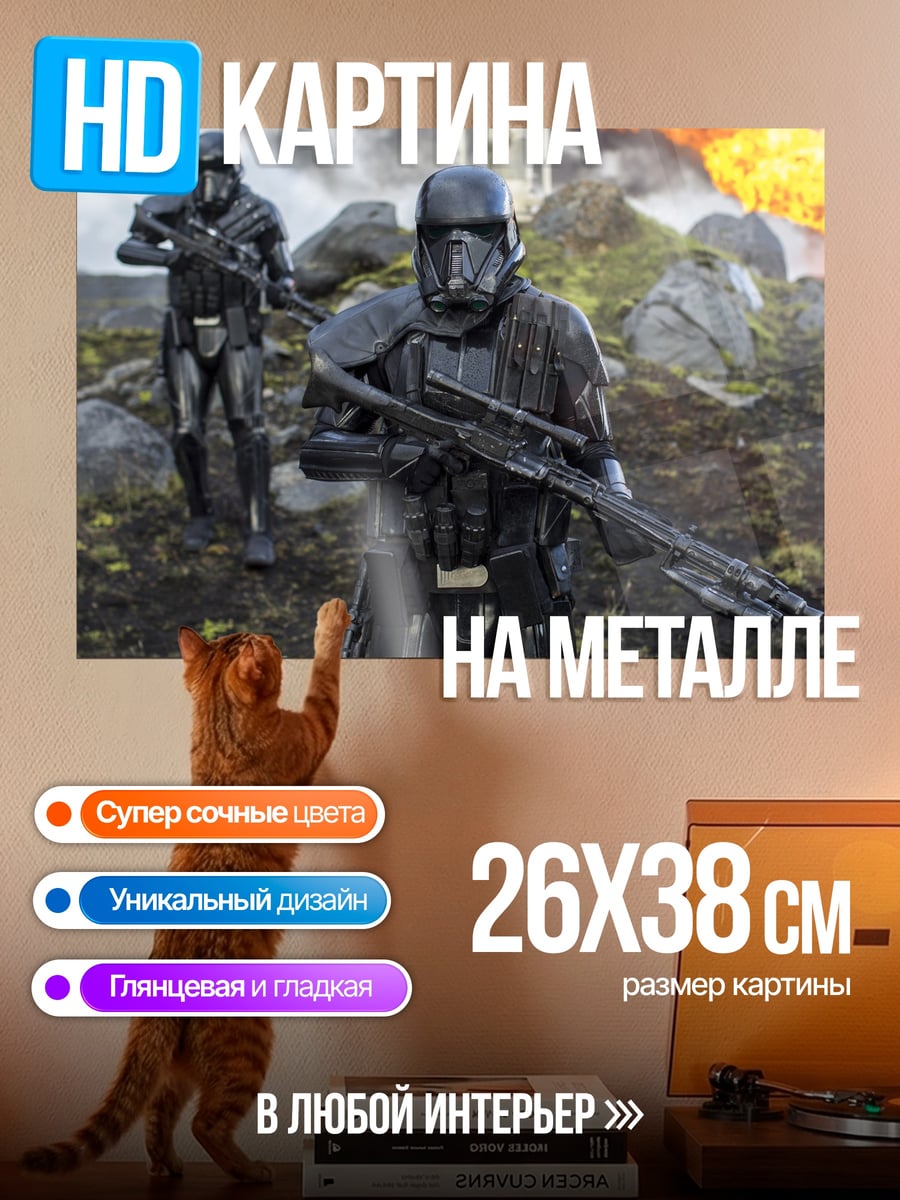 Картина на металле Штурмовики Империи