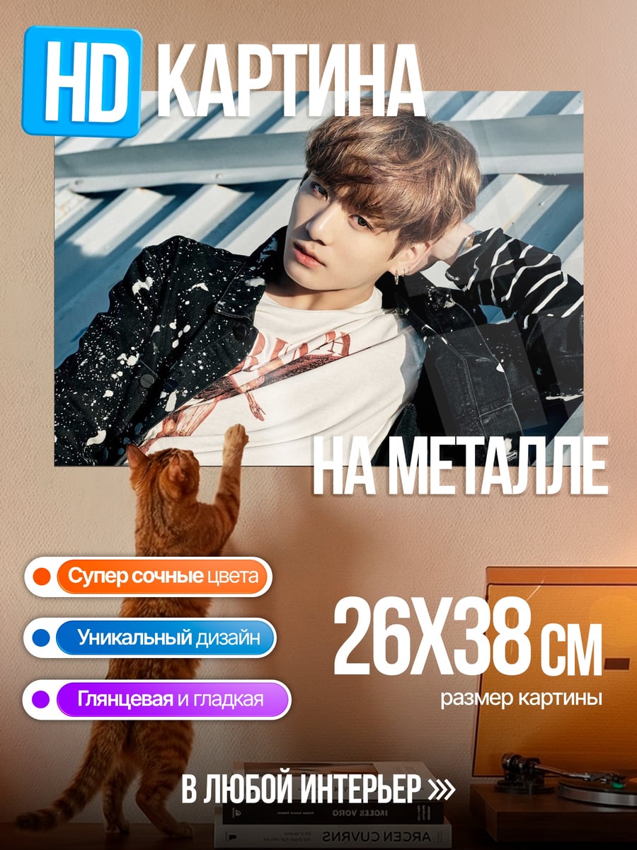 Картина на металле K-pop айдол