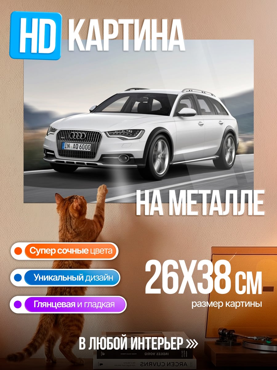 Картина на металле Белый универсал