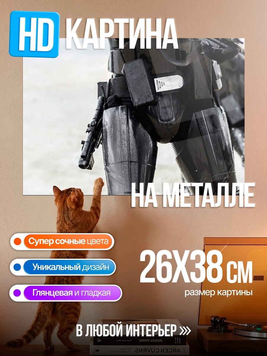 Картина на металле штурмовик смерти