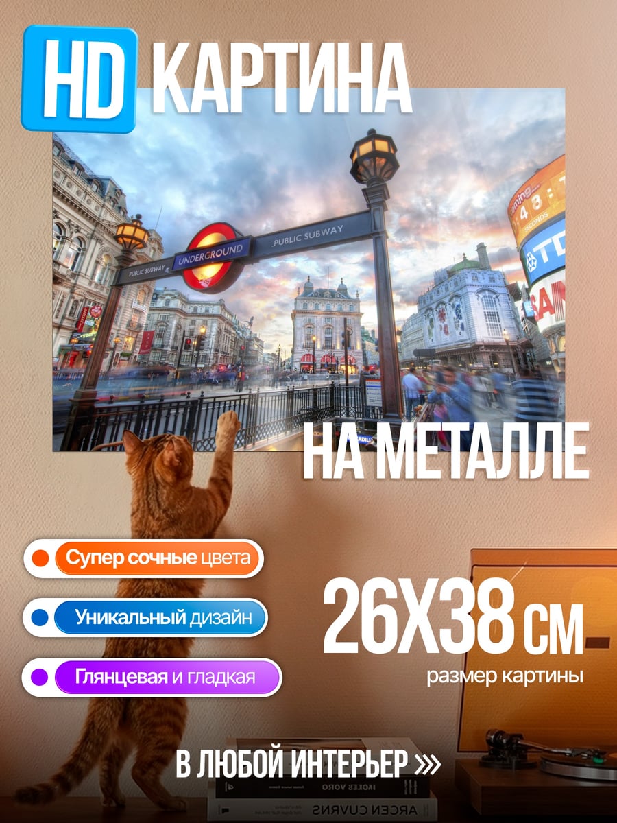 Картина на металле Пикадилли цирк