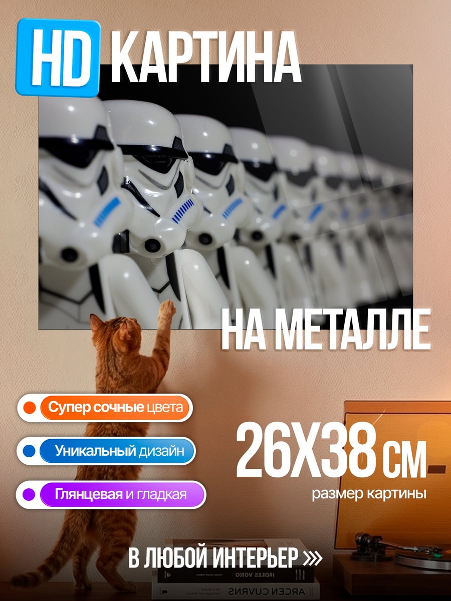 Картина на металле Штурмовики Империи