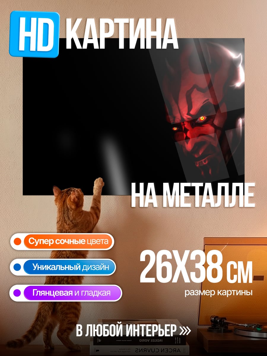 Картина на металле Дарт Мол