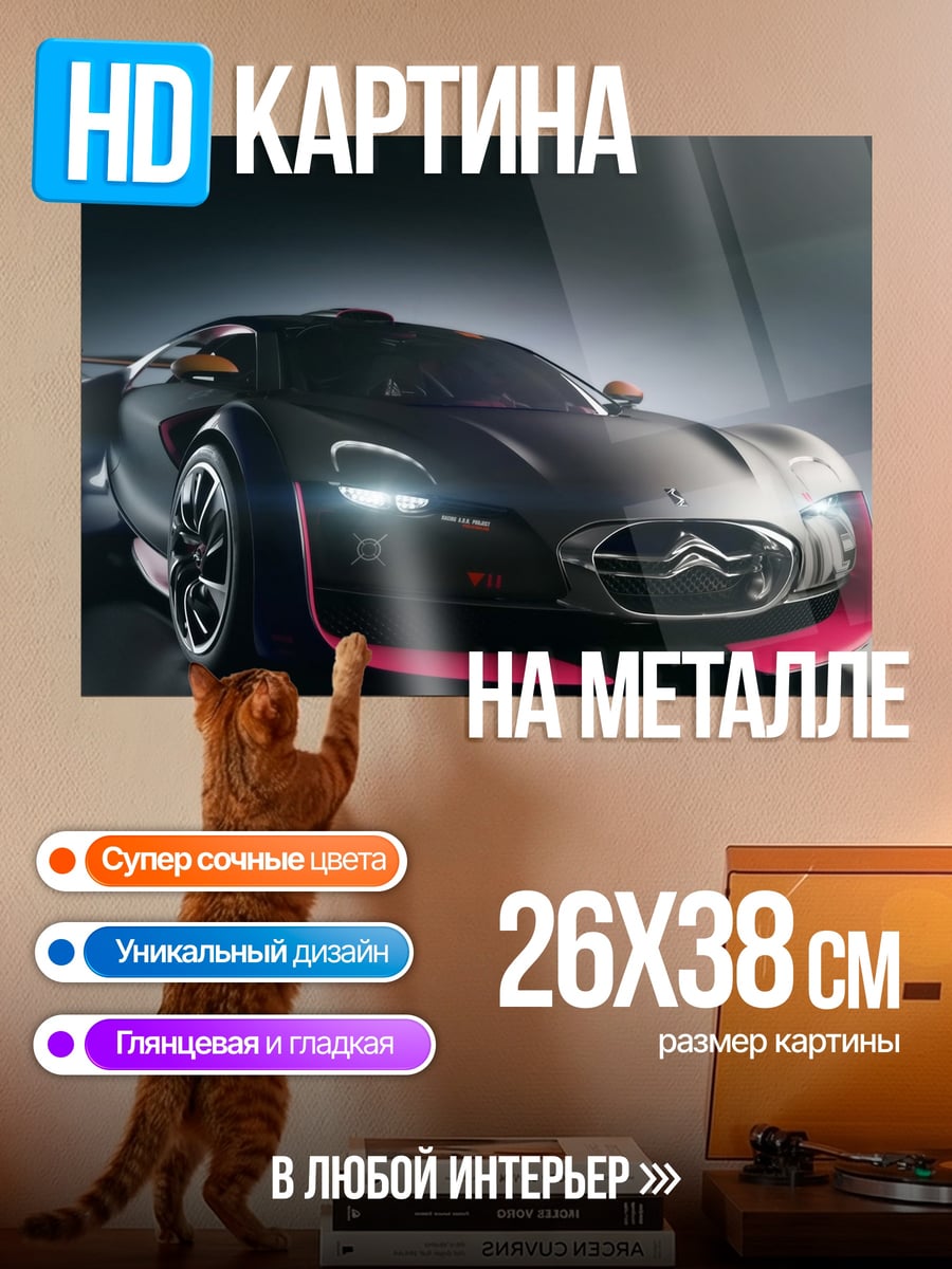 Картина на металле Концепткар Citroen