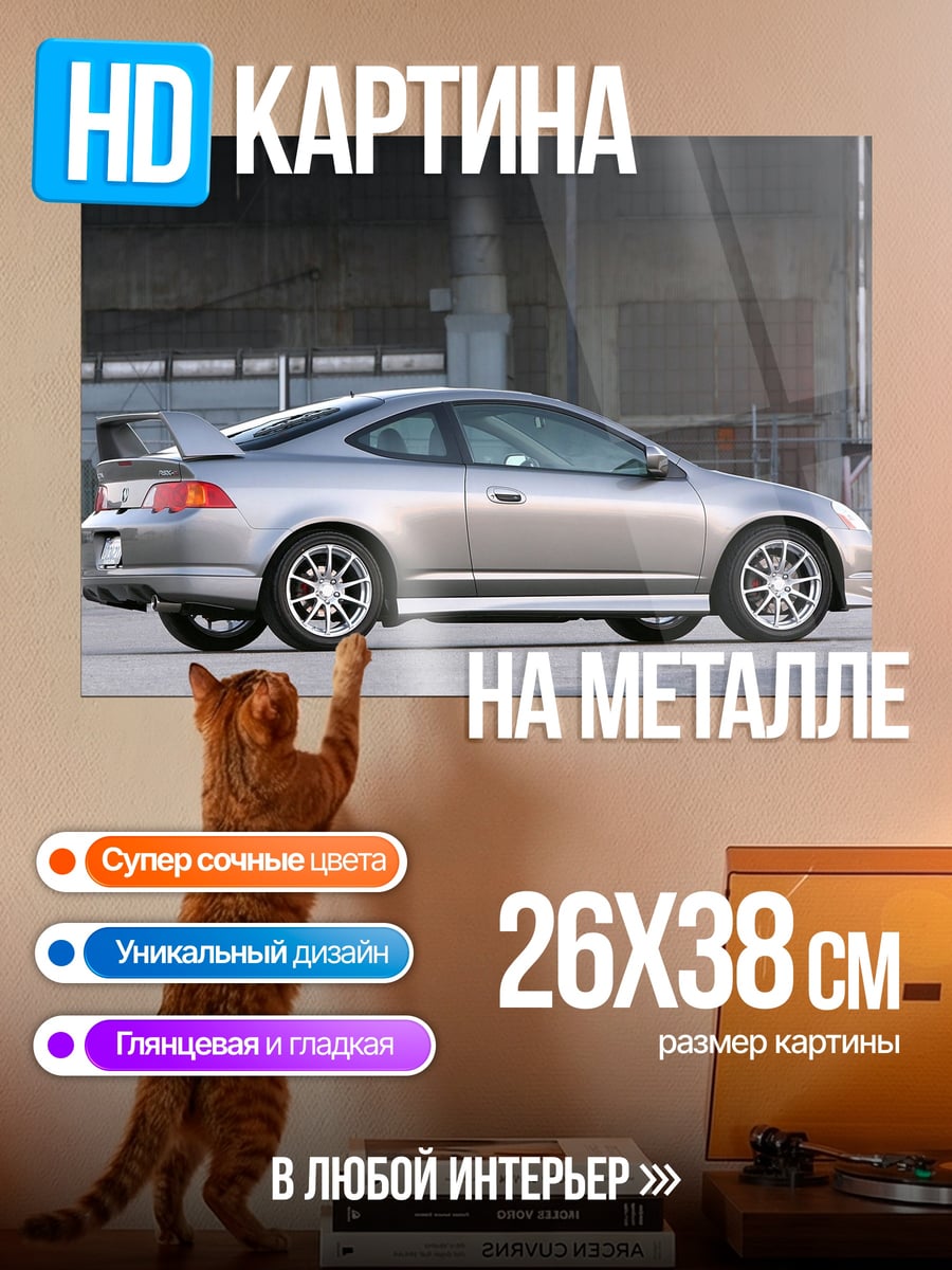 Картина на металле Спортивное купе