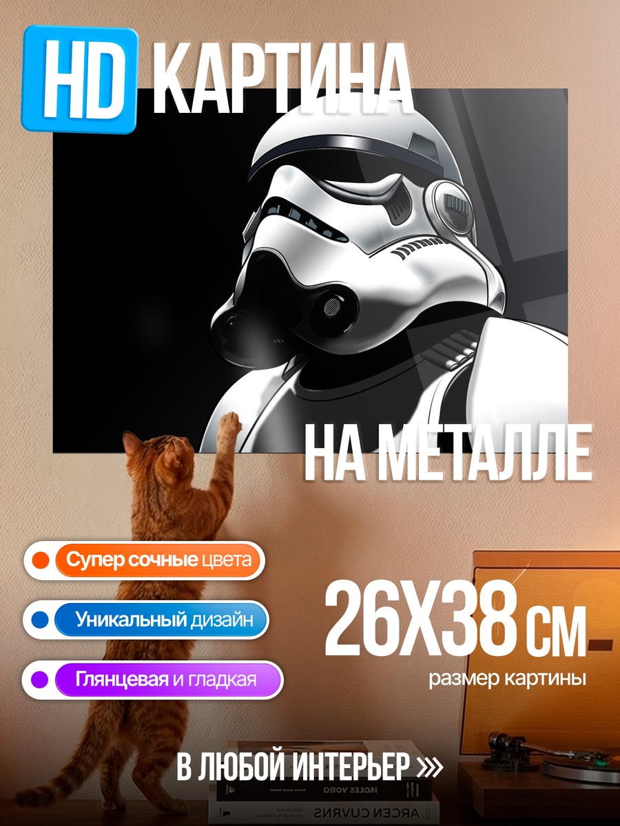 Картина на металле Штурмовик Империи