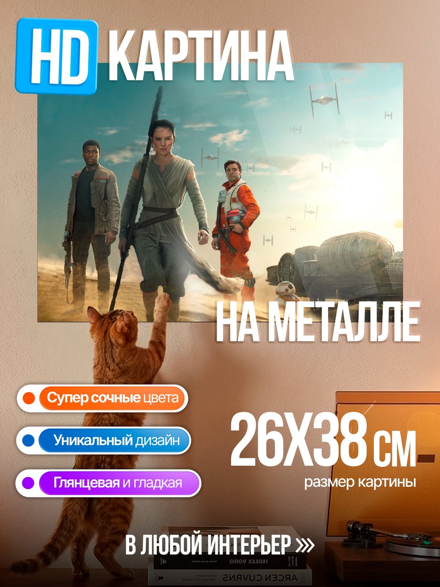 Картина на металле Рей и По Дэск